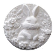 Round Easter Bunny Soap