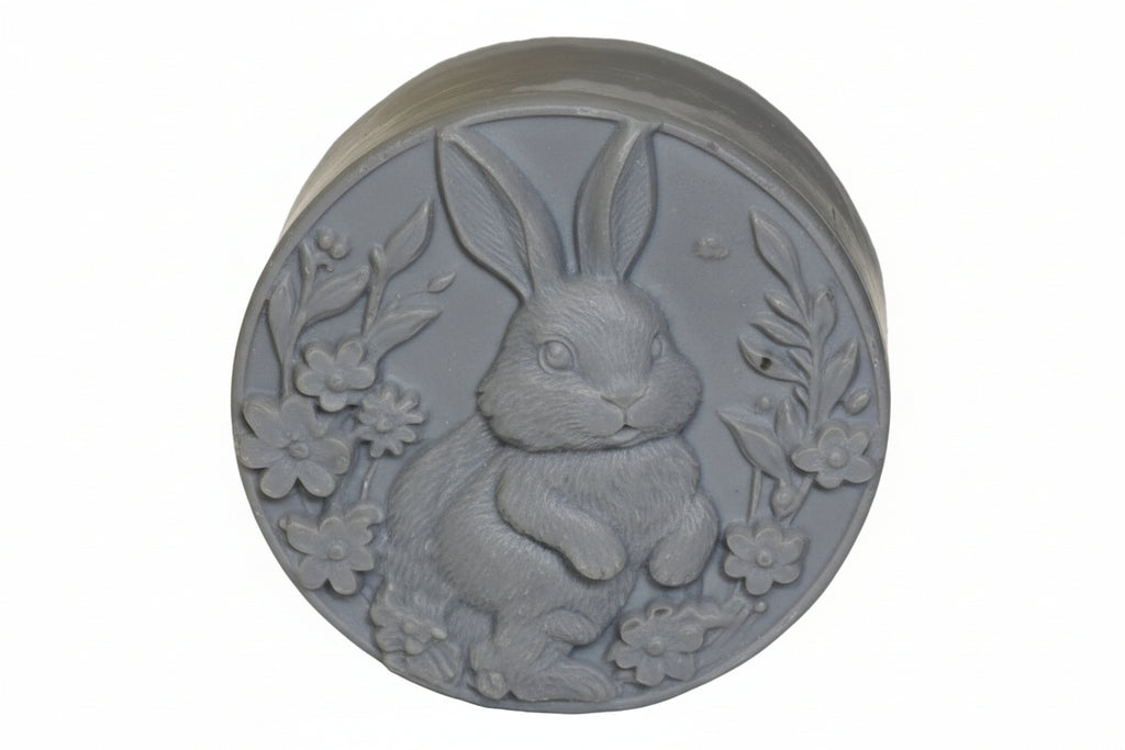 Round Easter Bunny Soap