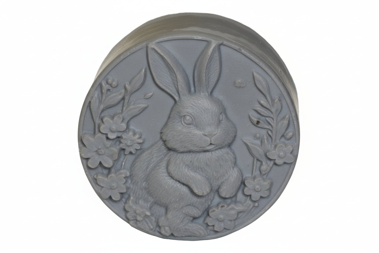 Round Easter Bunny Soap