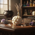 Ball Bobble Candle in mystical setting