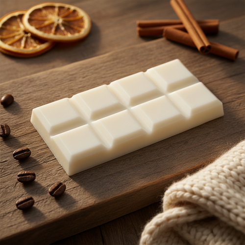 Chocolate Block Melts in cozy setting