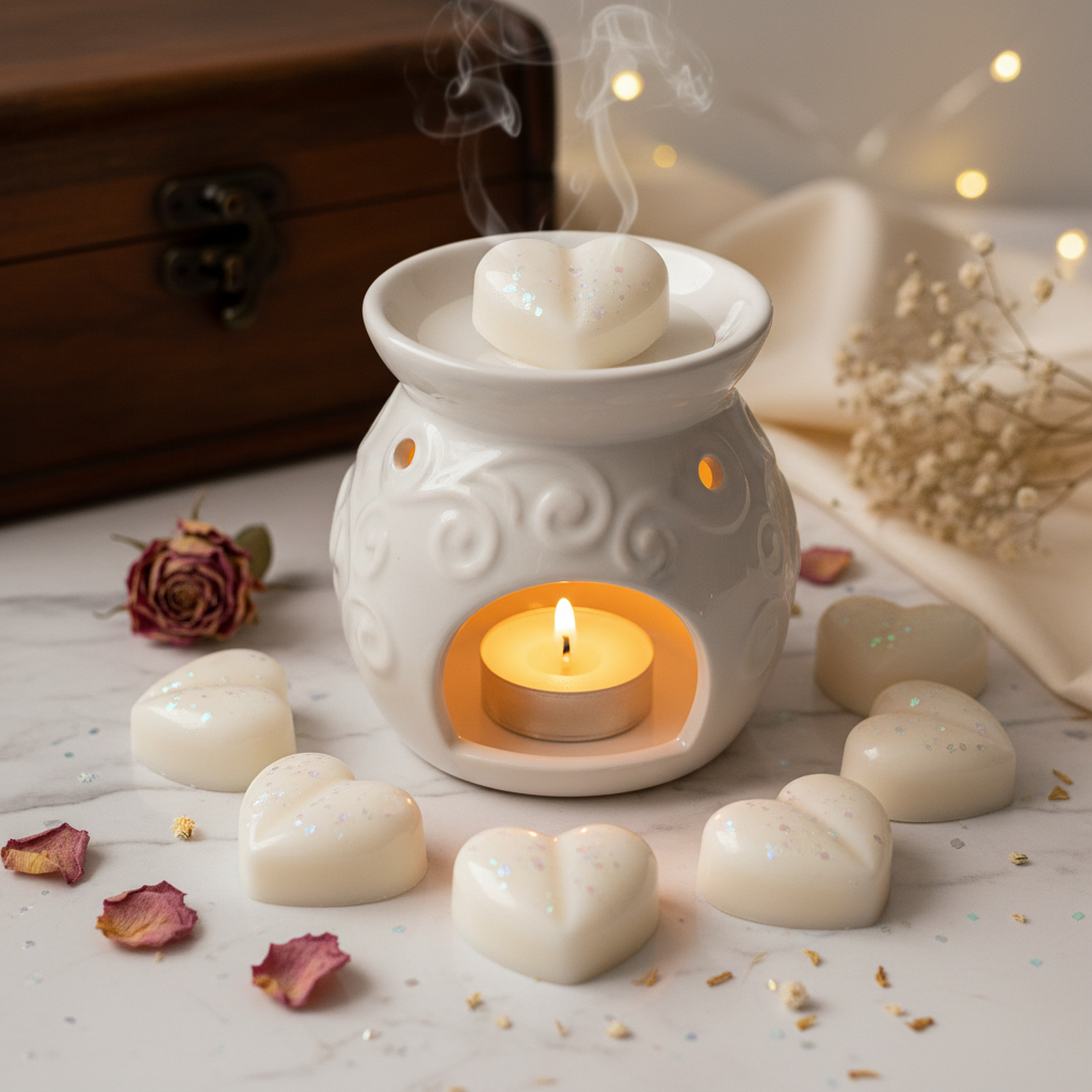Heart Melts set of 8 with burner