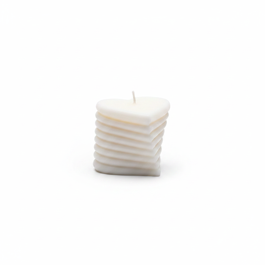 Heart Pillar Candle – Google compliant