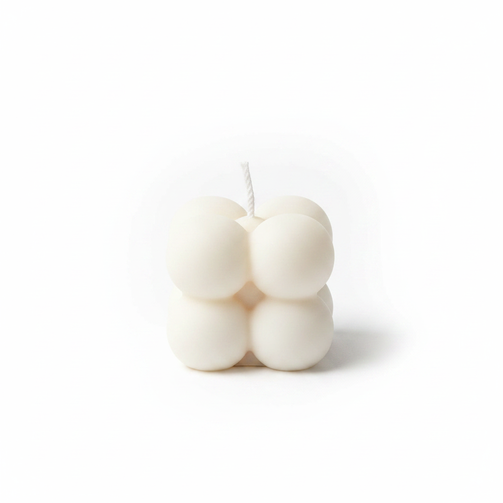 Small Square Bubble Candle – Google compliant